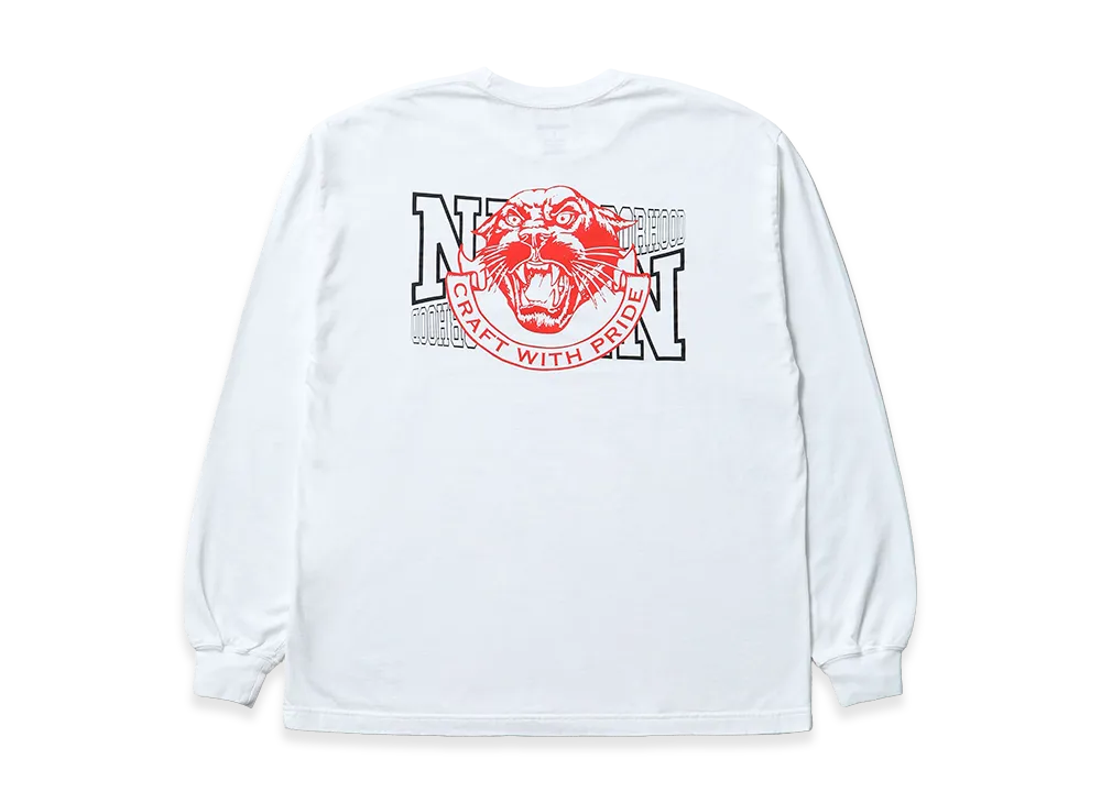 NEIGHBORHOOD NH 252 Spot . Tee LS-2 "White"