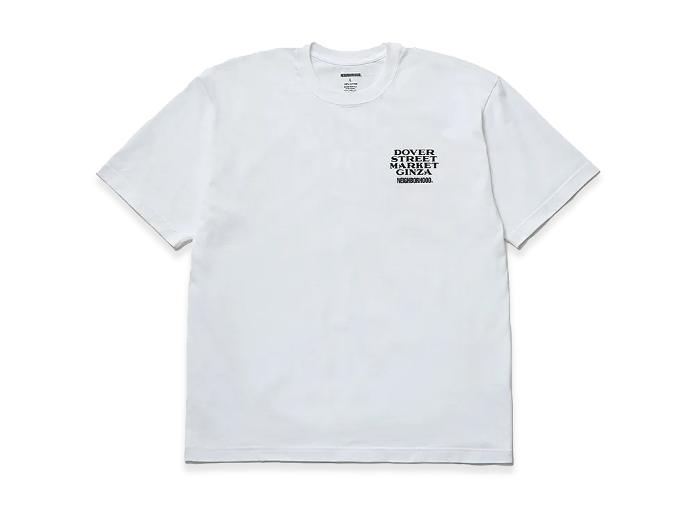 NEIGHBORHOOD x Dover Street Market Ginza T-Shirt SS-1 "White"