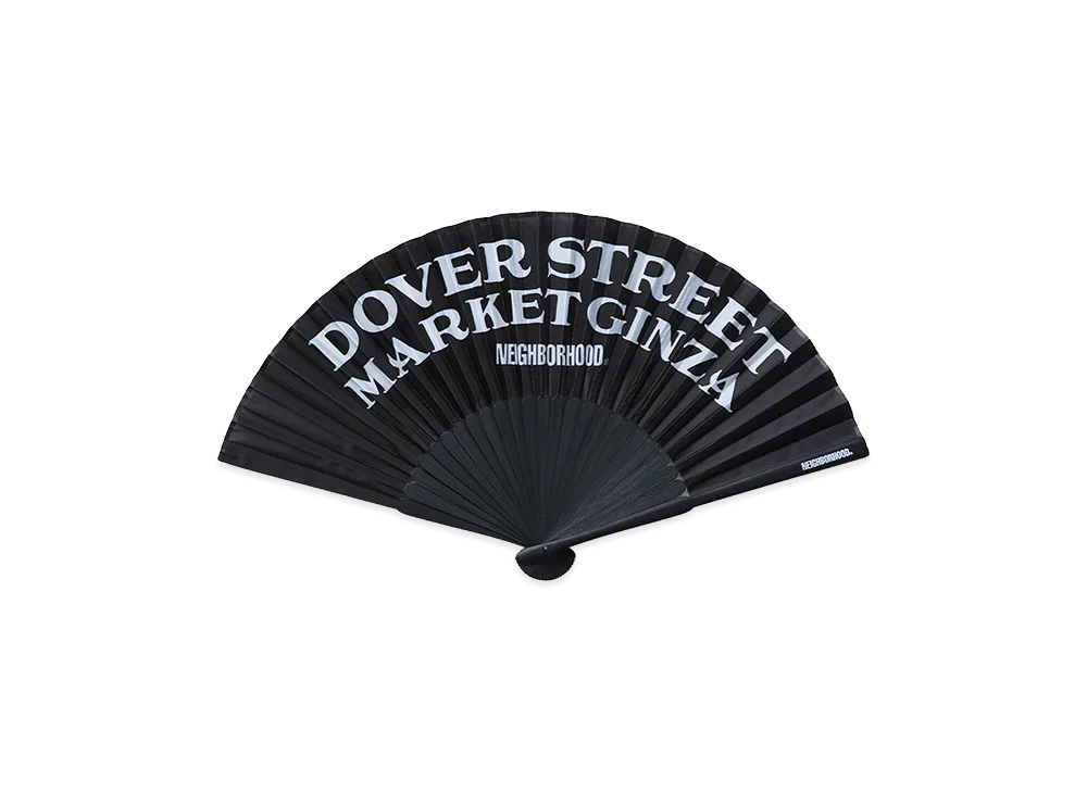 NEIGHBORHOOD x Dover Street Market Ginza Folding Fan "Black"