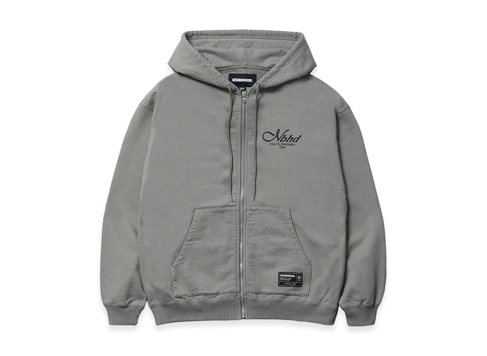 NEIGHBORHOOD Staple Sweat Zip Hoodie LS "Khaki"