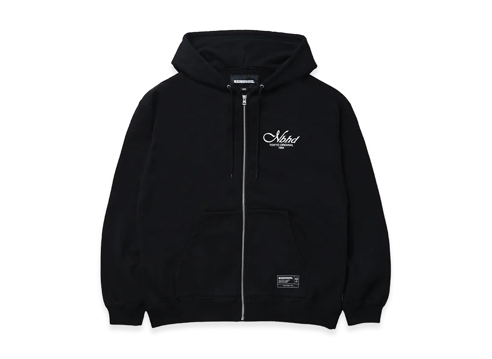 NEIGHBORHOOD Staple Sweat Zip Hoodie LS "Black"