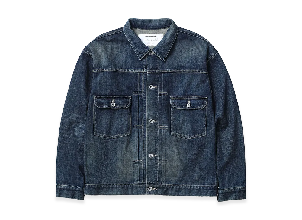 NEIGHBORHOOD Washed Denim Type-2 Jacket "Indigo"