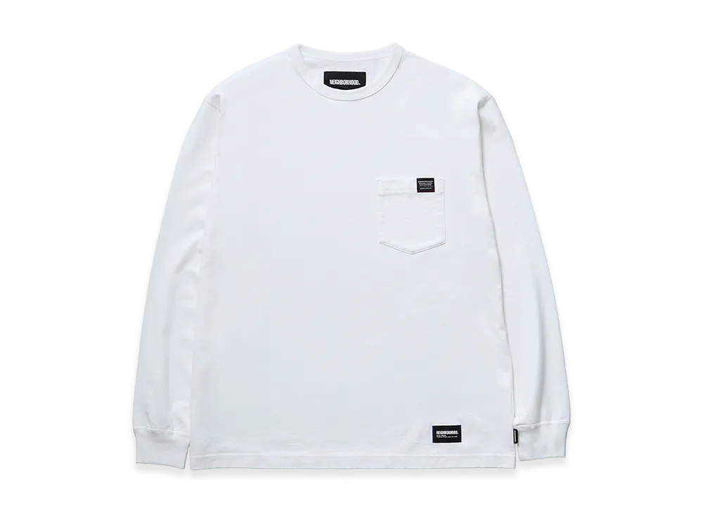 NEIGHBORHOOD Classic Crewneck LS "White"