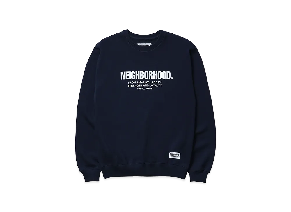 NEIGHBORHOOD Kids OT Sweat Shirt LS "Navy"
