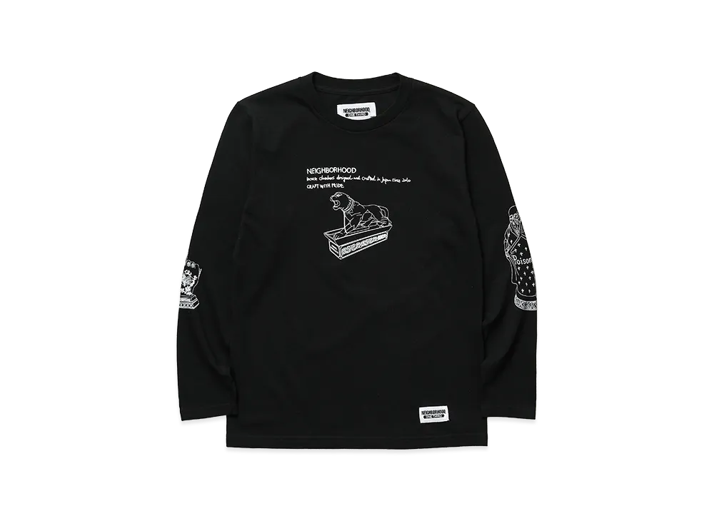 NEIGHBORHOOD Kids OT Tee LS-4 "Black"
