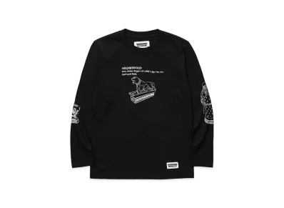 NEIGHBORHOOD Kids OT Tee LS-4 "Black"