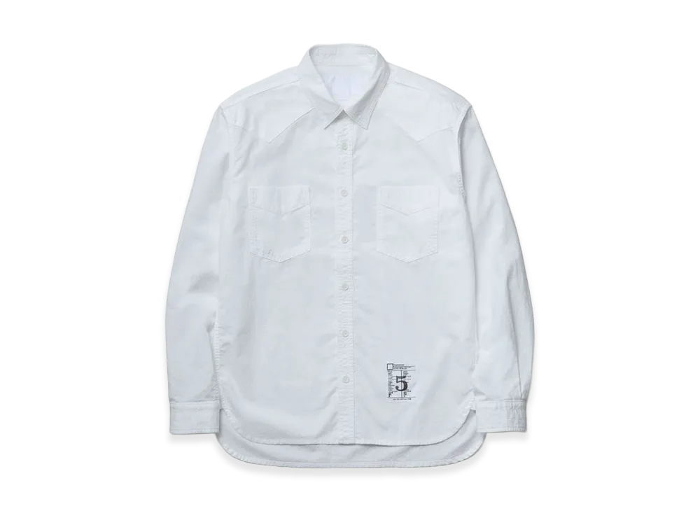 NEIGHBORHOOD BW. Western Shirt LS "White"