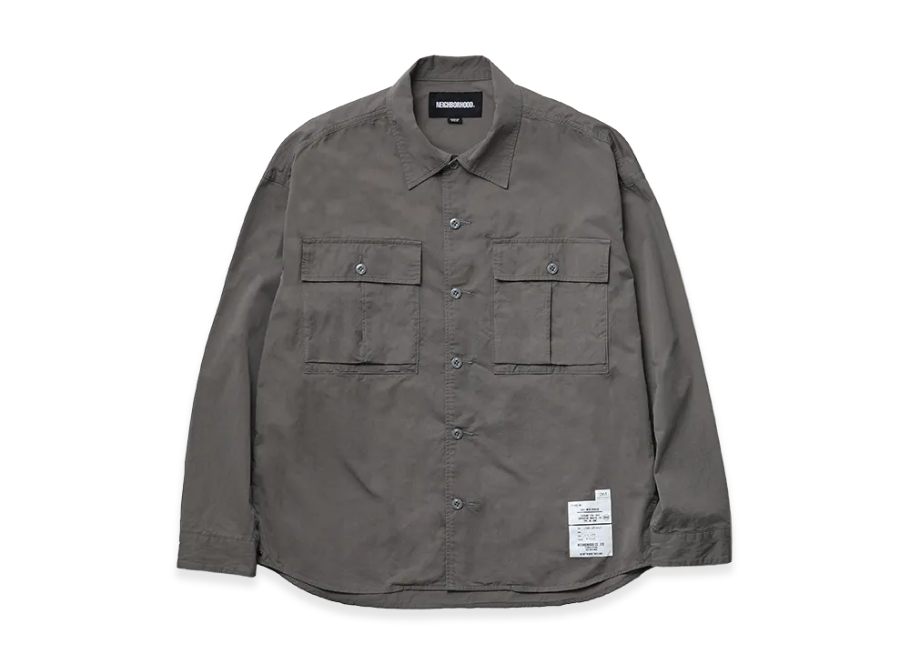 NEIGHBORHOOD Utility Shirt LS "Gray"