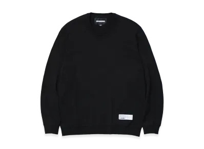 NEIGHBORHOOD Plain Crewneck Sweater "Black"