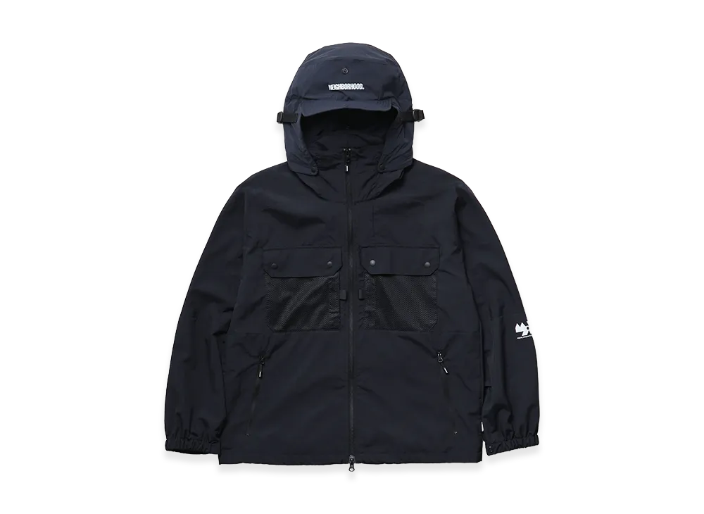 NEIGHBORHOOD Map . Detachable Hooded Jacket "Black"