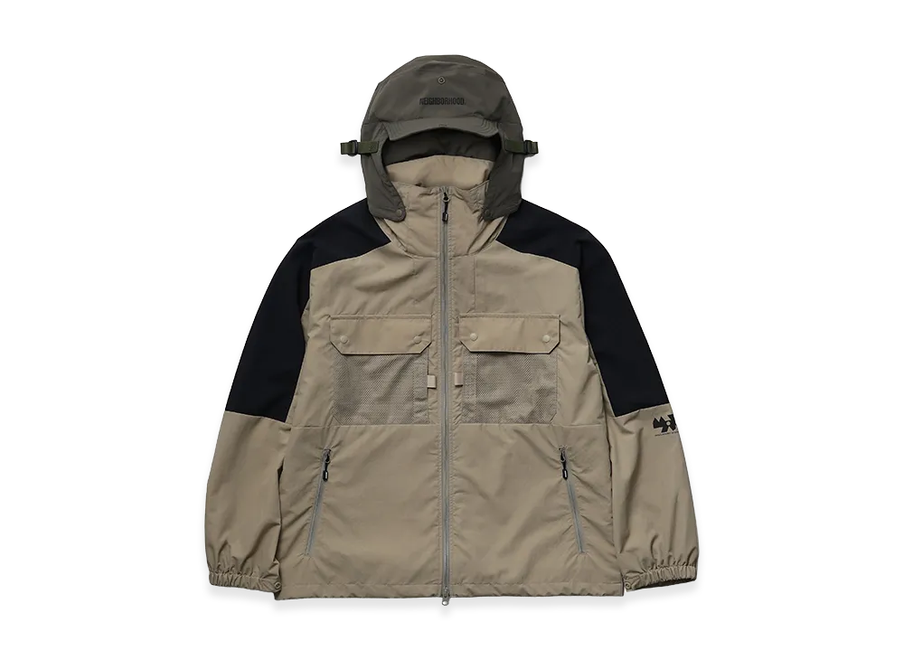NEIGHBORHOOD Map . Detachable Hooded Jacket "Beige"
