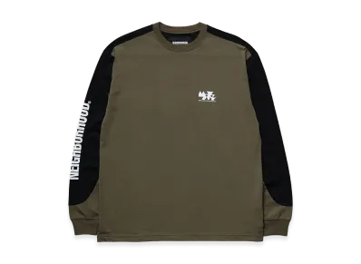 NEIGHBORHOOD Map . Crewneck LS-1 "Olive Drab"