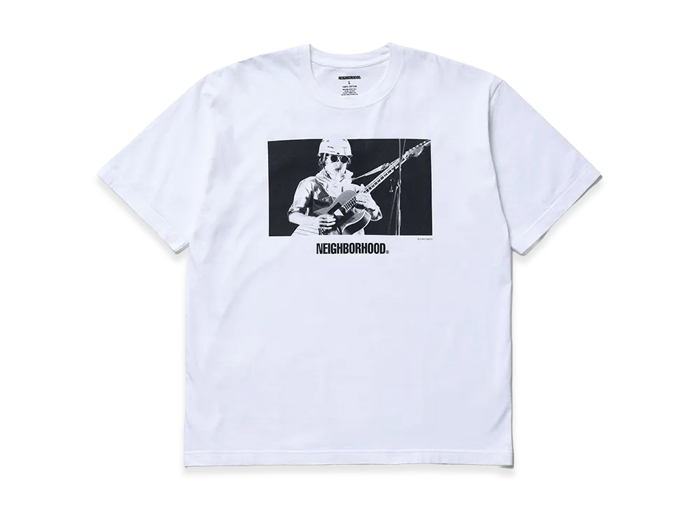 NEIGHBORHOOD x FM TOKYO x THE TIMERS . Tee SS "White"