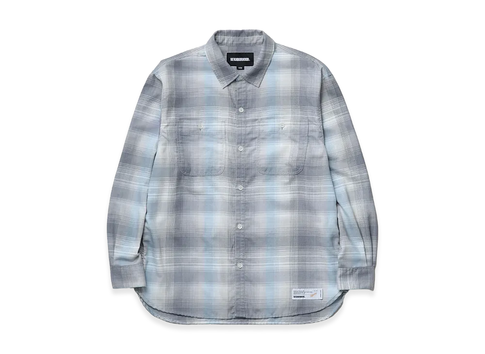 NEIGHBORHOOD Hombre Check Shirt LS "White"