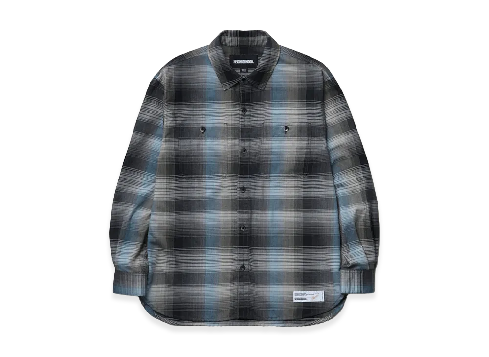 NEIGHBORHOOD Hombre Check Shirt LS "Black"