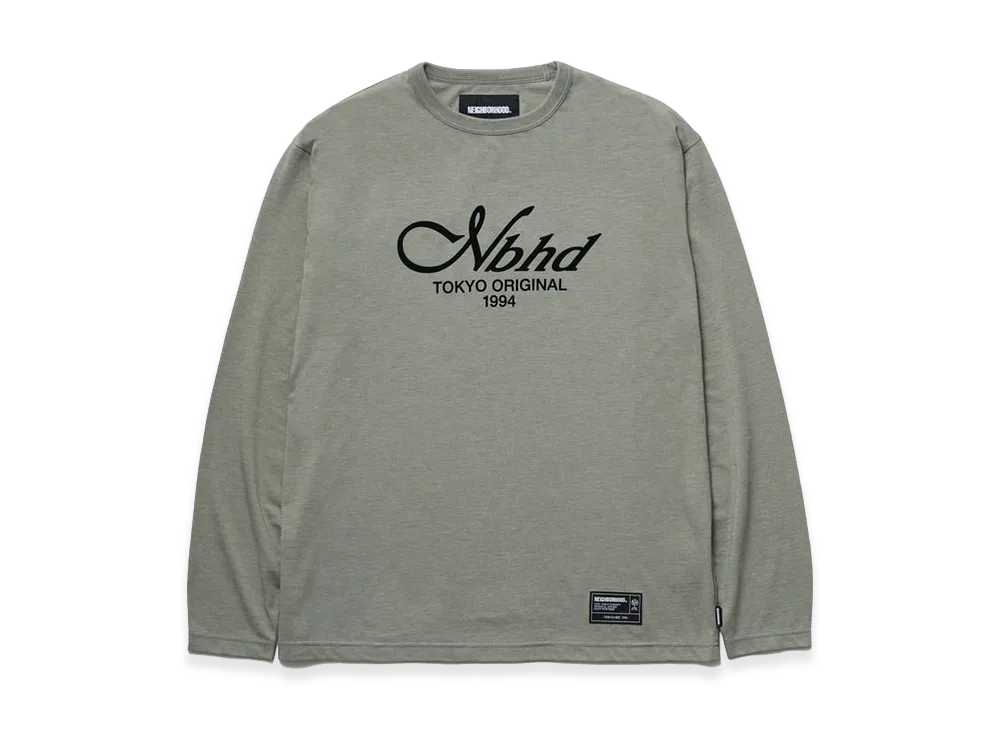 NEIGHBORHOOD Heather Fabric Tee LS "Olive Drab"