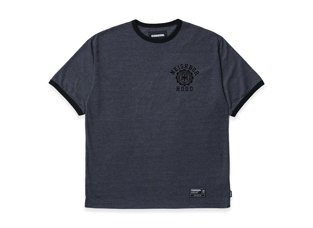 NEIGHBORHOOD Heather Fabric Tee Ss "Black"