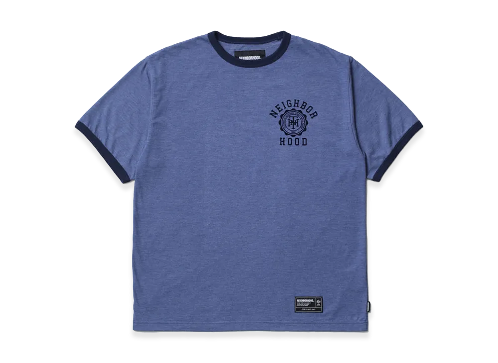 NEIGHBORHOOD Heather Fabric Tee Ss "Blue"