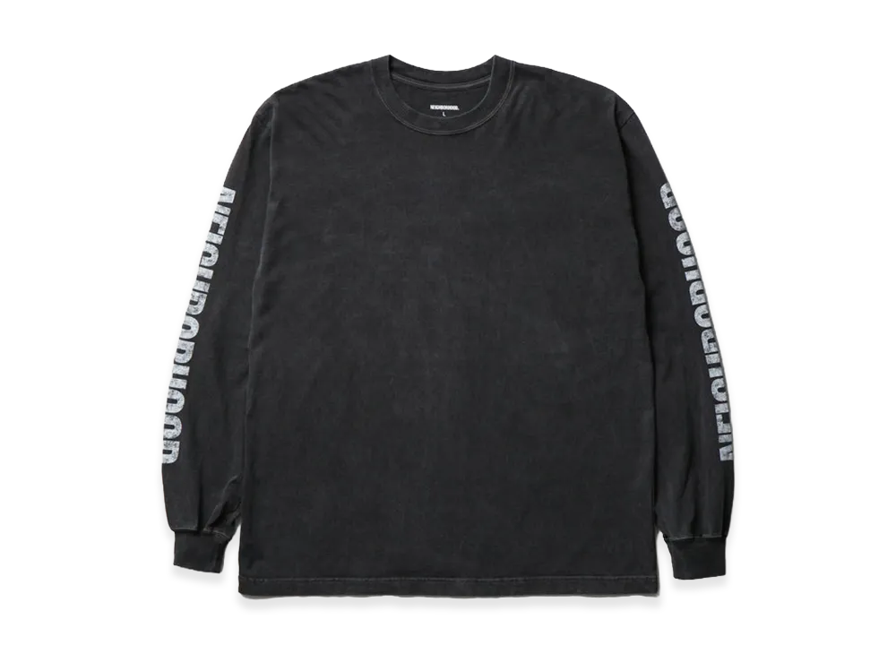 NEIGHBORHOOD NH . Tee LS-3 "Black"