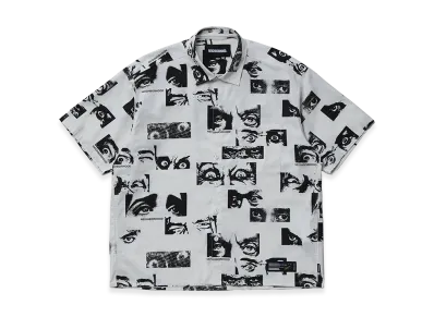 NEIGHBORHOOD Eyes Pattern Shirt SS "Ivory"