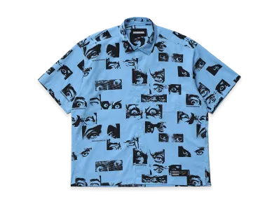 NEIGHBORHOOD Eyes Pattern Shirt SS "Blue"