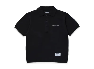 NEIGHBORHOOD Knit Polo SS "Black"