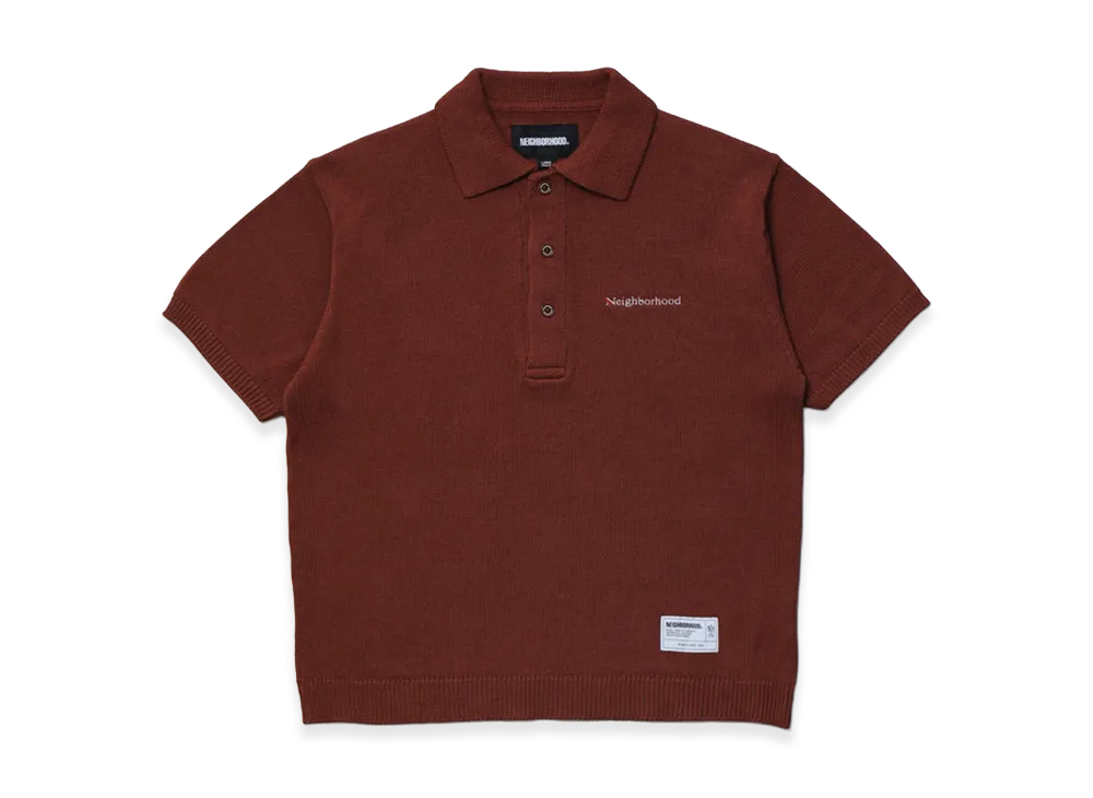 NEIGHBORHOOD Knit Polo SS "Red"
