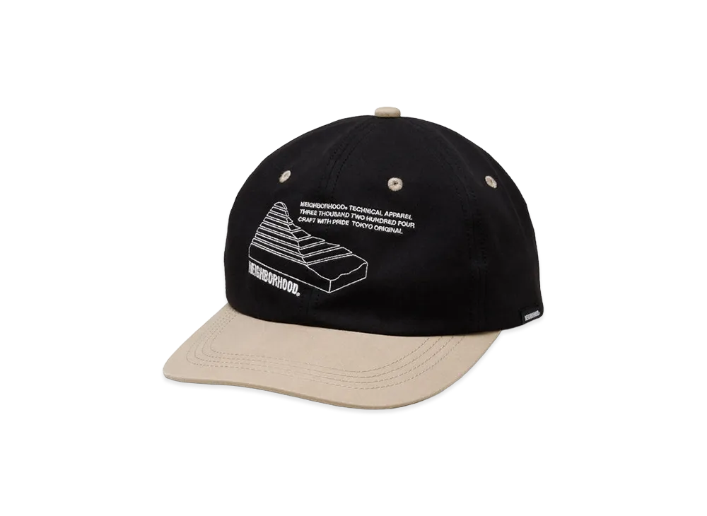 NEIGHBORHOOD Bicolor Dad Cap "Black"