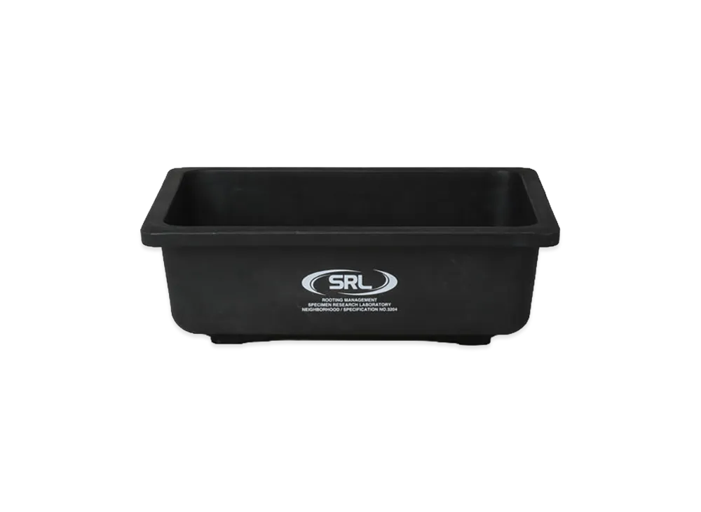 NEIGHBORHOOD SRL . Square Pot-L "Black"