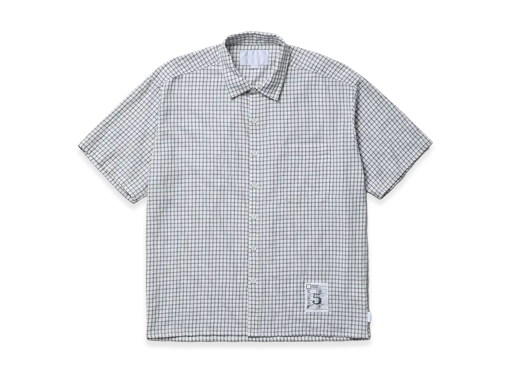 NEIGHBORHOOD BW . Check Shirt SS "White"