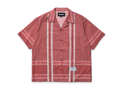 NEIGHBORHOOD Shemagh Pattern Shirt SS "Red"
