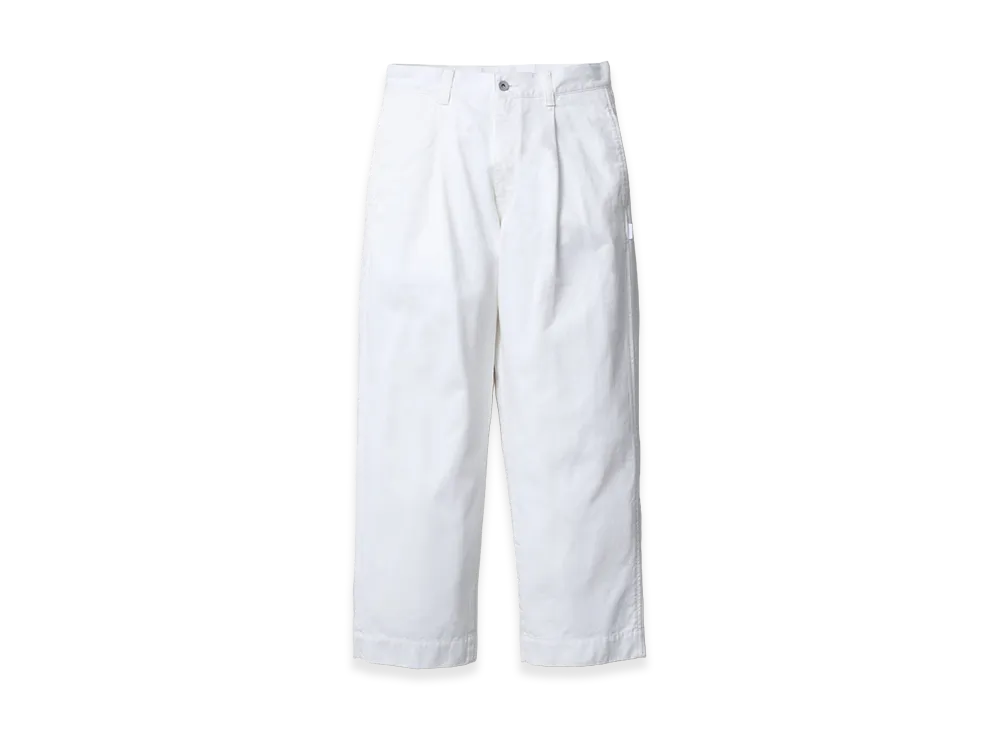 NEIGHBORHOOD BW . Tuck Pants "White"