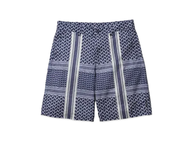 NEIGHBORHOOD Shemagh Pattern Short Pants "Navy"