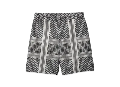 NEIGHBORHOOD Shemagh Pattern Short Pants "Black"