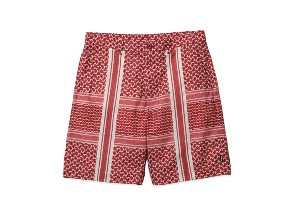 NEIGHBORHOOD Shemagh Pattern Short Pants "Red"