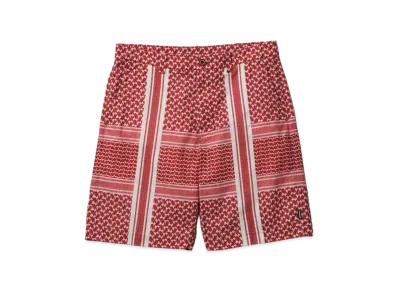 NEIGHBORHOOD Shemagh Pattern Short Pants "Red"