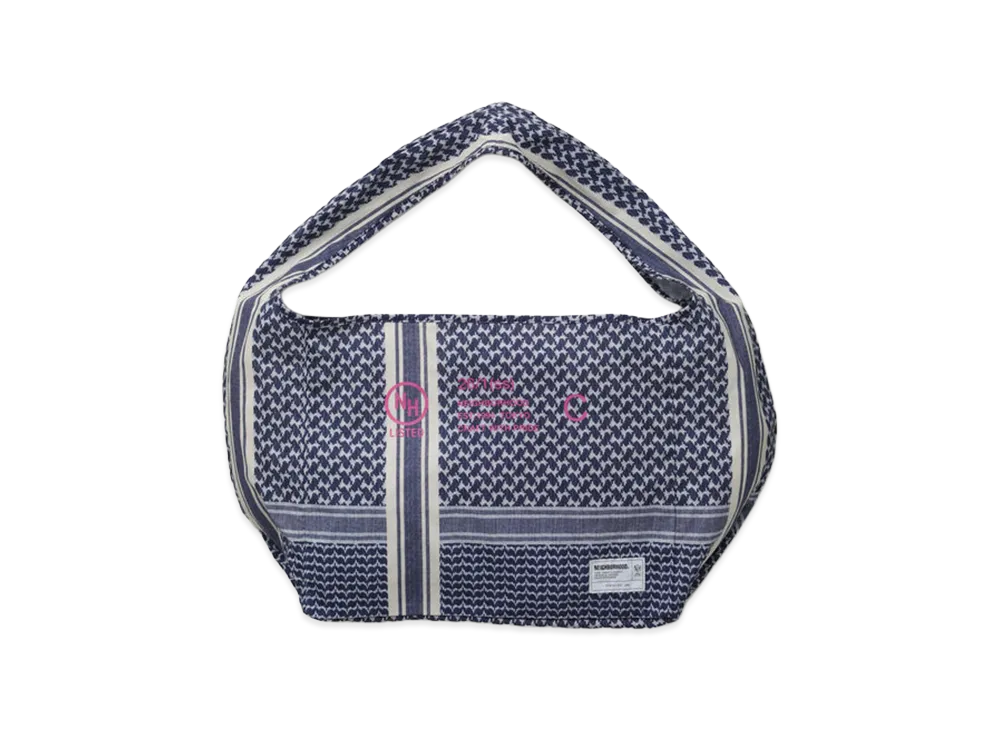 NEIGHBORHOOD Shemagh Newspaper Bag "Navy"