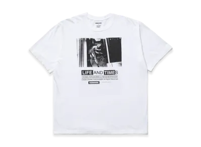 NEIGHBORHOOD x Osamu Nagahama . Tee SS-1 "White"