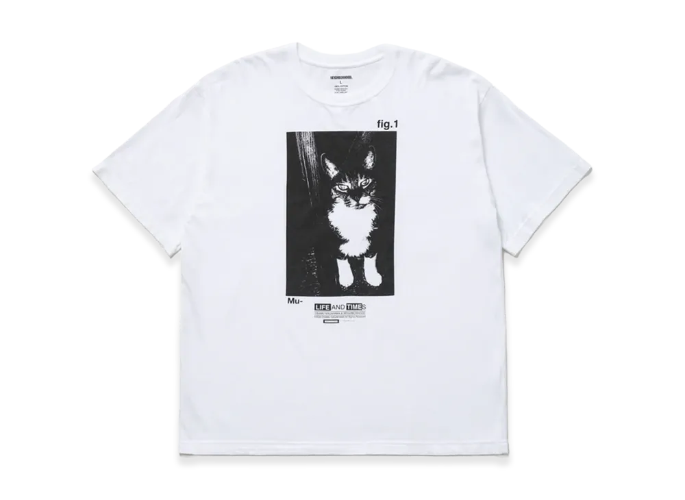 NEIGHBORHOOD x Osamu Nagahama . Tee SS-2 "White"