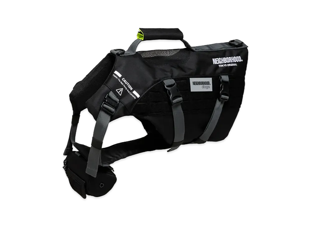 NEIGHBORHOOD x FOLBOT . Tactical Floating Device for Dog "Black"