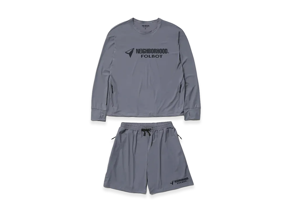NEIGHBORHOOD x FOLBOT . Physical Fitness Uniform "Gray"