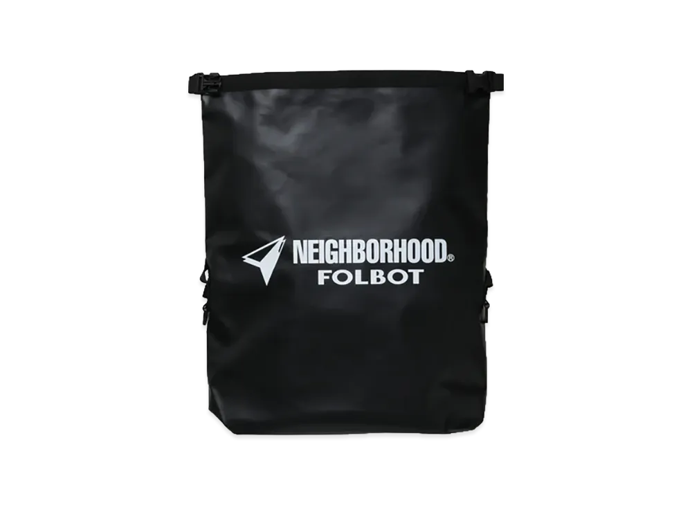 NEIGHBORHOOD x FOLBOT . Waterproof Dry Bag "Black"