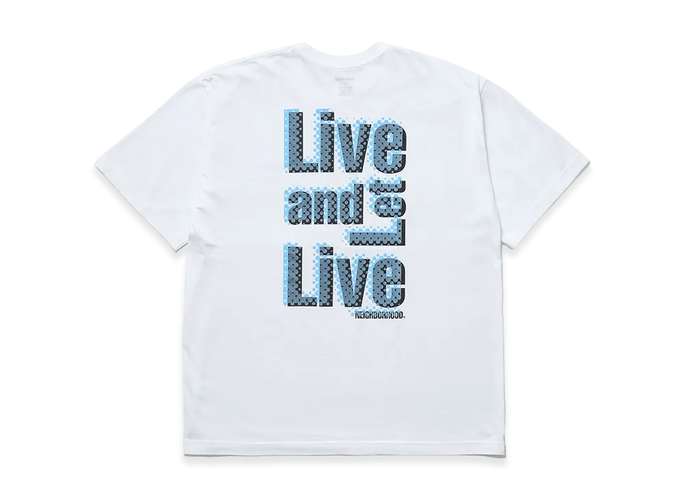 NEIGHBORHOOD NH 261 Spot Tee SS-5 "White/Blue"