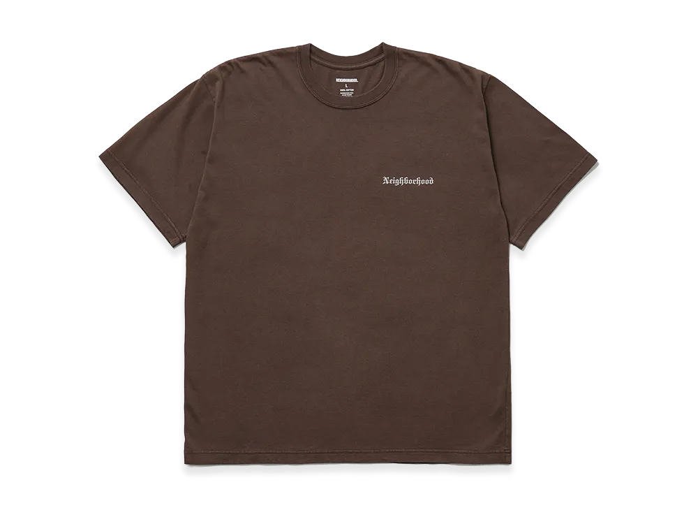 NEIGHBORHOOD NH 261 Spot Tee SS-8 "Brown"