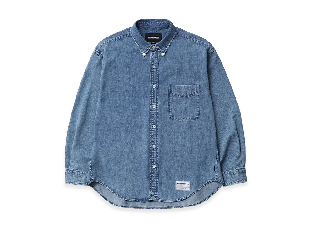 NEIGHBORHOOD Denim BD Shirt LS "Indigo"