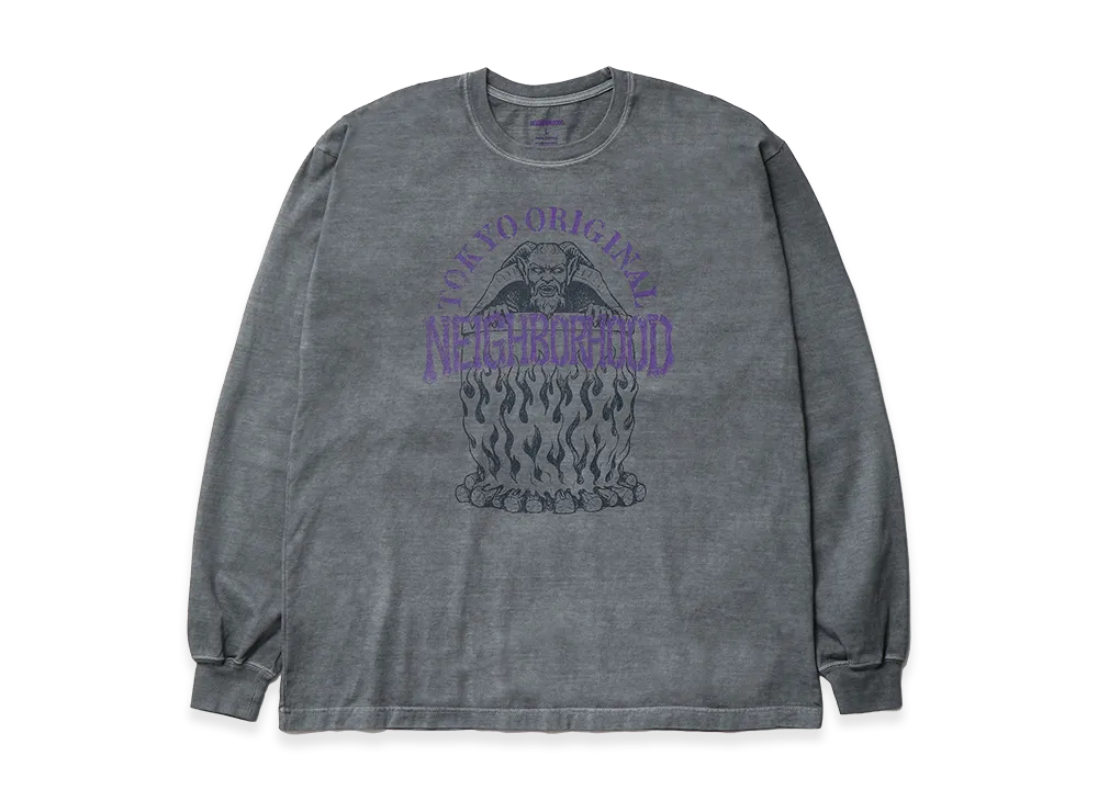NEIGHBORHOOD NH Tee LS-3 "Gray"