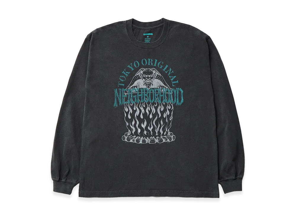 NEIGHBORHOOD NH Tee LS-3 "Black"