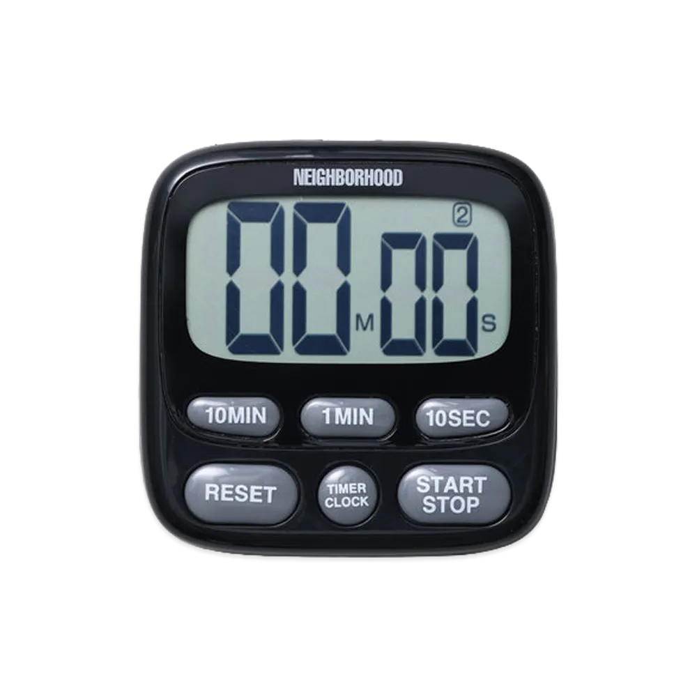 NEIGHBORHOOD Kitchen Timer "Black"