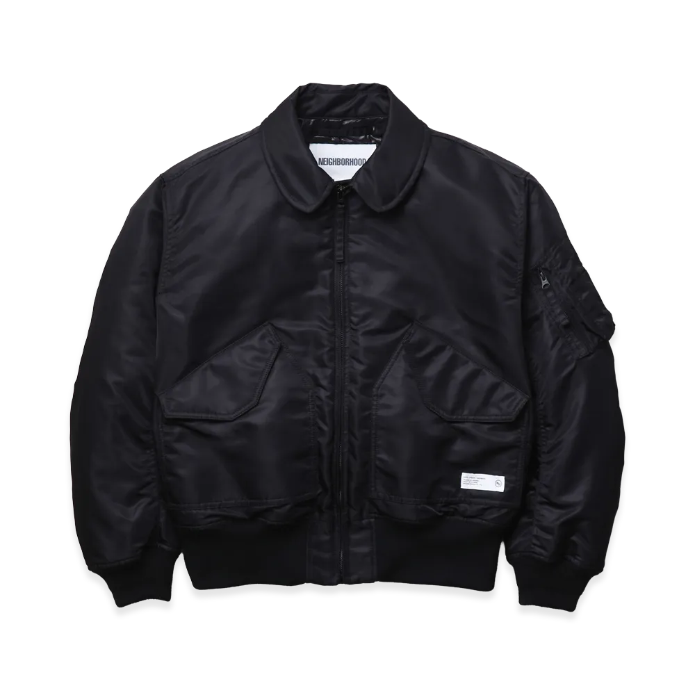 NEIGHBORHOOD CWU Type Flight Jacket "Black"