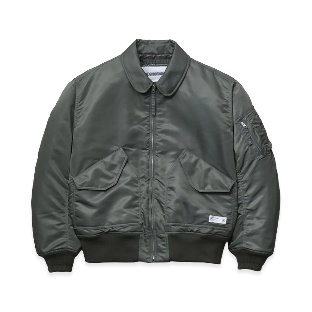 NEIGHBORHOOD CWU Type Flight Jacket "Olive Drab"